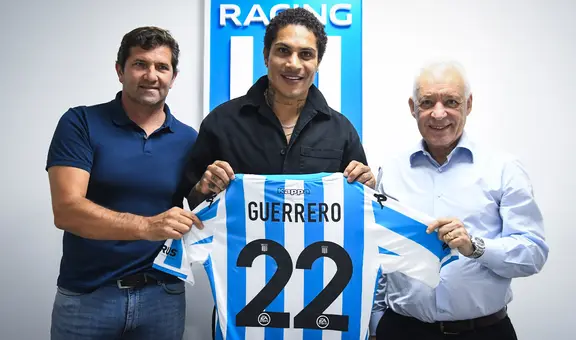 ¿Por qué Paolo Guerrero usará la '22' en Racing? El delantero cuenta la razón