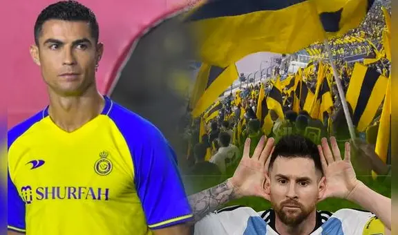 Los provocativos cánticos contra Cristiano Ronaldo en la Supercopa: "Messi, Messi, Messi"