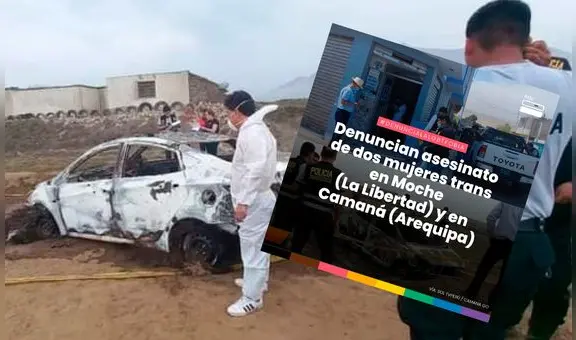 Colectivos denuncian el asesinato de 2 mujeres trans en La Libertad y Arequipa