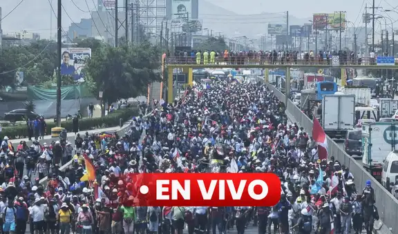 Panamericana Norte EN VIVO: cientos marchan en Evitamiento hacia el Centro de Lima