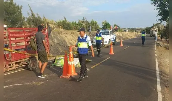 Llantas se desprenden de camión y matan a un agricultor en Áncash