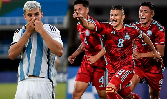 Ver Colombia vs. Argentina EN VIVO HOY: ¿a qué hora juegan por el Sudamericano sub-20?