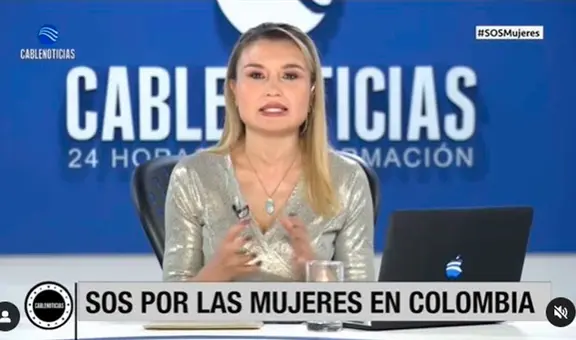 Periodista colombiana revela en vivo que fue víctima de violencia de género: “Casi me mata mi expareja”