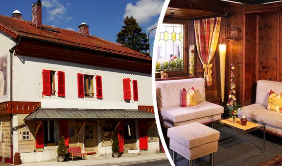 ¿Dónde queda el único hotel en el mundo en el que puedes dormir en dos países al mismo tiempo?