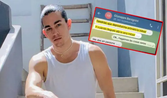 Giuseppe Benignini genera ingreso extra ofreciendo fotos íntimas por redes, asegura Magaly