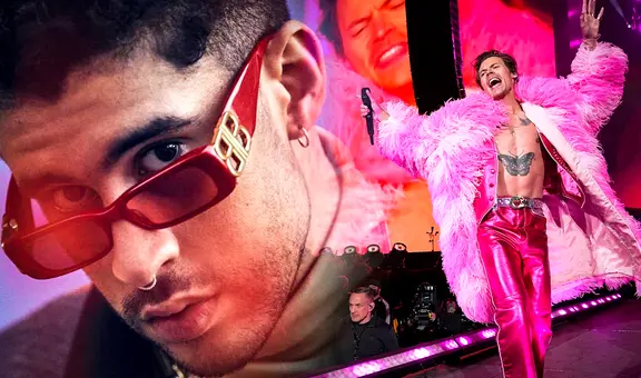 Bad Bunny asiste al concierto de Harry Styles y sus fans celebran en redes: "Esto es historia"