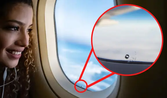 ¿Para qué sirve el pequeño agujero que tienen las ventanas de los aviones?