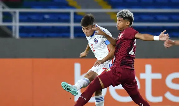 Chile cayó 1-0 ante Venezuela y quedó eliminado del Sudamericano sub-20