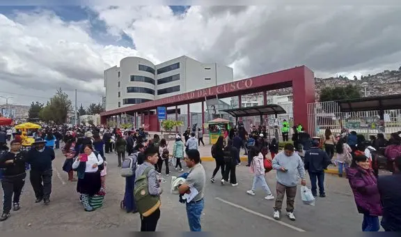 UNSAAC realizó examen de admisión en medio de protestas y bloqueo de vías