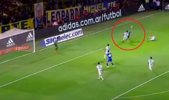 ¡Es un 'Rayo'! Advíncula casi anota un golazo de chalaca para el 1-0 de Boca Juniors