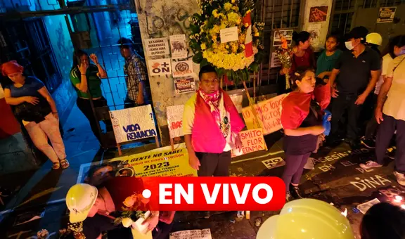 Marcha en Lima EN VIVO: Policía dispersa a manifestantes que realizaban vigilia en zona donde murió  Víctor Santisteban