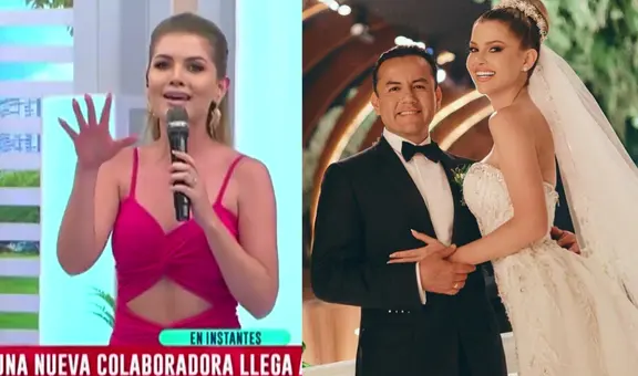 Brunella Horna ingresa a "América hoy" y se proclama "la señora Acuña", pese a revelar que le incomodaba