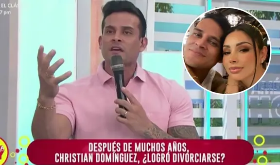 Christian Domínguez esperaría hasta que en su DNI figure como 'divorciado' para casarse con Pamela