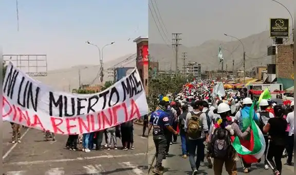 Protestas en Lima: cientos de manifestantes marchan desde Huaycán hacia el Centro de Lima
