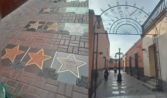 Conoce el paseo de la fama del boulevard del criollismo y qué artistas peruanos aparecen