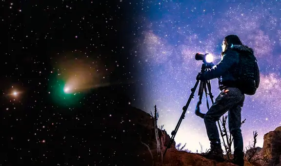 ¿Cómo fotografiar al cometa verde?: tips, instrumentos y pasos a seguir