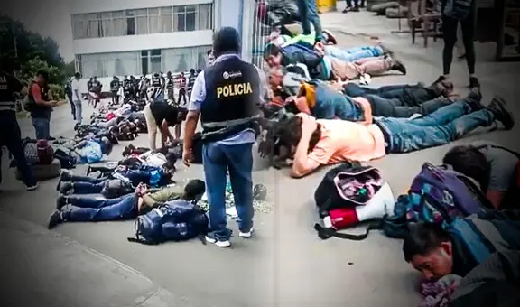 Ciudadanos de Arequipa detenidos en San Marcos denuncian maltratos de la Policía