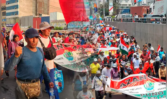 Marcha en Lima: se registraron enfrentamientos entre la PNP y manifestantes en la av. Abancay