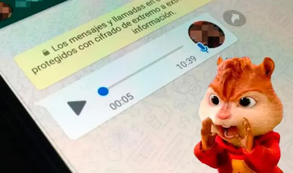 WhatsApp: ¿cómo enviar audios a tus amigos con 'voz de ardilla'? Aquí te diremos
