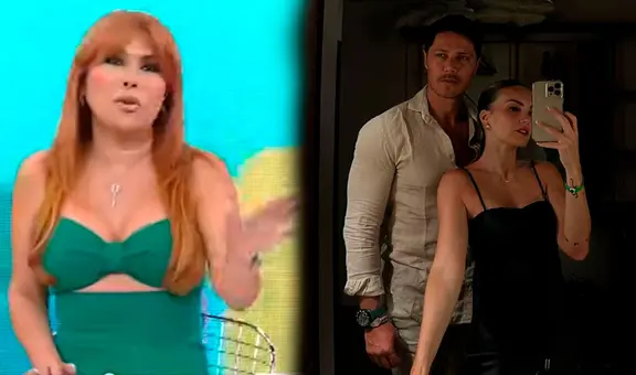 Magaly advierte a 'Cachaza' sobre su nuevo galán: "Cuidado le guste mirarse más al espejo que a ti"