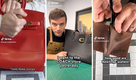 ¿Quién es Tanner Leatherstein, el tiktoker que destroza bolsos de lujo para ver si valen su precio?