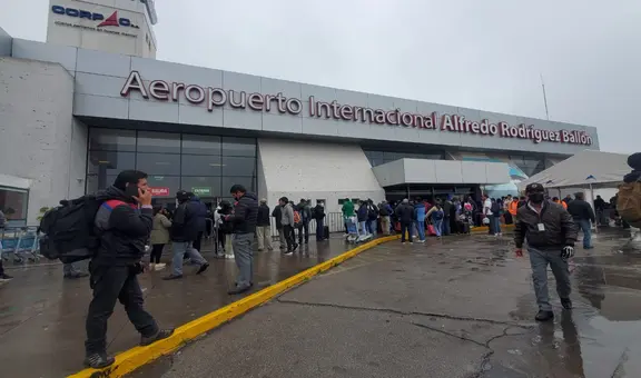 Suspenden vuelos en aeropuerto de Arequipa debido a neblina y lluvias