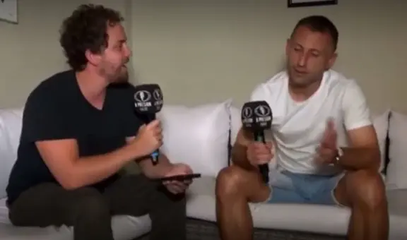 Calcaterra se molesta con periodista y le responde: "Háblame de la 'U', no estoy más en Cristal"