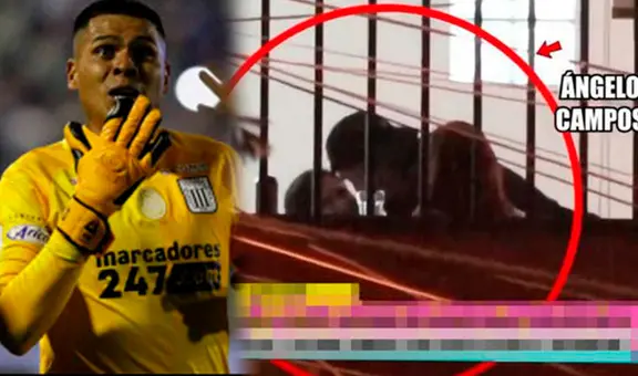 Alianza Lima: Ángelo Campos es ampayado con 2 chicas cuando equipo realizaba pretemporada