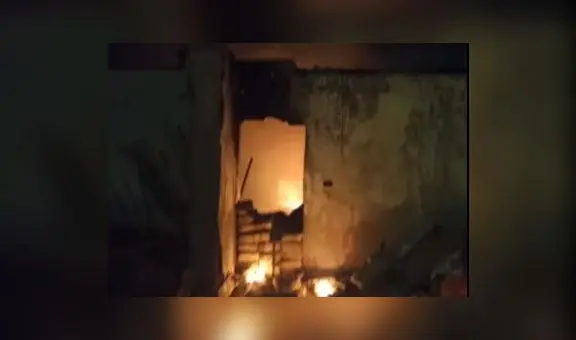 Chimbote: queman casa cuando indigente dormía adentro