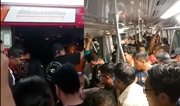 Metro de Lima: pasajeros reportan quedarse varados entre dos estaciones de SJL