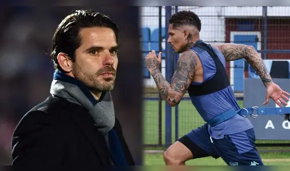 Paolo Guerrero llegó a Racing con 4 kilos de más y por eso DT Fernando Gago no lo hará debutar