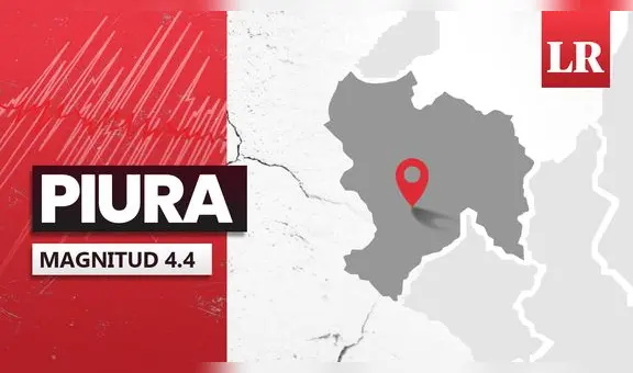 Temblor de magnitud 4.4 se sintió en Piura hoy, según IGP
