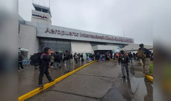Por mal tiempo en Arequipa vuelos fueron reprogramados