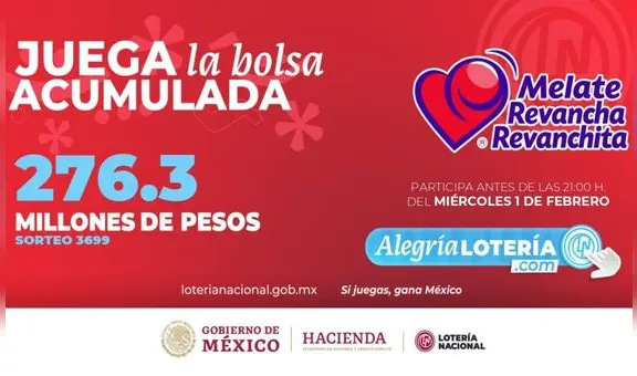 Sorteo Melate: Resultados de la Lotería Nacional HOY 26 de febrero