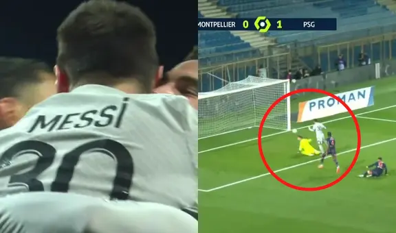 Messi toma el mando del PSG: la 'pinchó' y terminó un golazo para el 2-0 ante el Montepellier