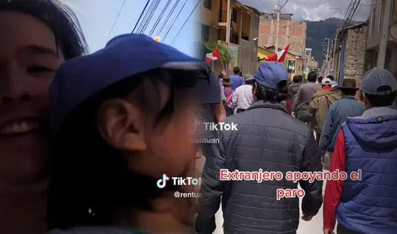 Extranjero protestó junto con su familia peruana contra el Gobierno: “El Perú es el país más luchador”