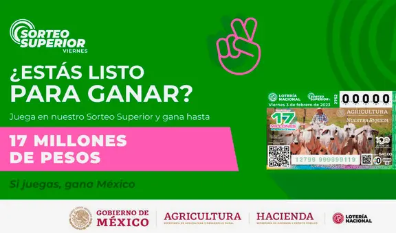 Sorteo Superior: Resultados de la Lotería Nacional HOY 03 de febrero EN VIVO