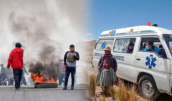 Protestantes impidieron paso a mujer que iba a dar a luz en Puno
