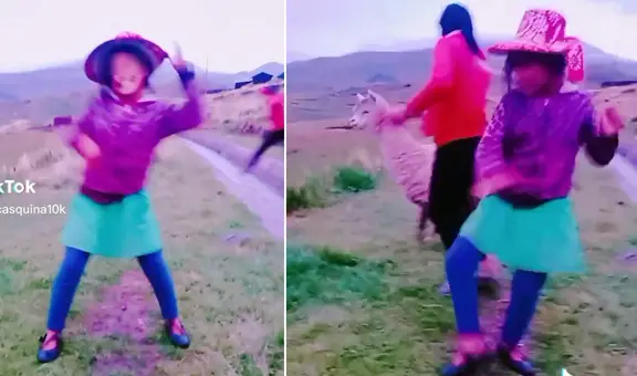 Hermanitas realizan baile en TikTok, pero llama se lleva toda la atención: “Gran entrada triunfal”
