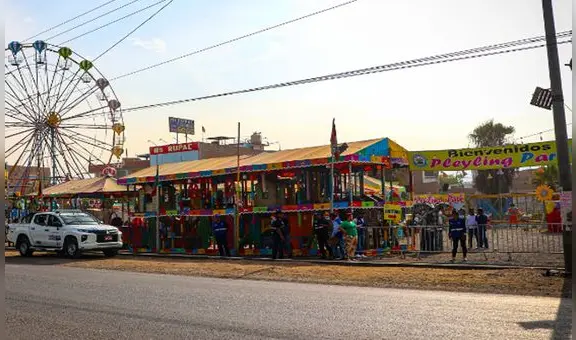 Comas: desalojan 16 juegos mecánicos por no tener medidas de seguridad