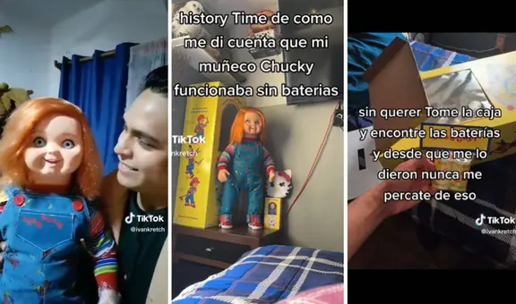 Joven revela cómo se dio cuenta de que su Chucky de juguete se movía solo sin haberle puesto pilas