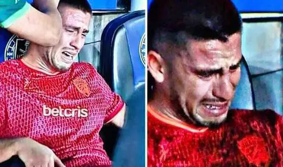 Santiago Ormeño rompió en llanto en su debut con Juárez tras lesionarse la rodilla