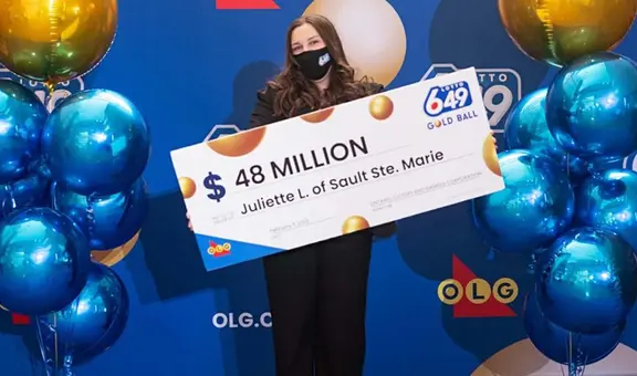 Joven celebra sus 18 años jugando a la lotería por primera vez y gana 35 millones de dólares