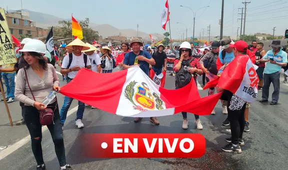 Marcha en Lima EN VIVO: manifestantes marchan por la Panamericana Norte hacia la plaza Dos de Mayo