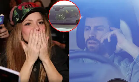 Shakira: Gerard Piqué es captado en los exteriores de la casa de la cantante con un regalo