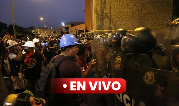 Marcha en Lima EN VIVO: PNP y manifestantes continúan en la plaza San Martín