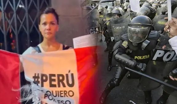 Mónica Sánchez denuncia represión durante protesta y daño a su bandera: "Injustificable"