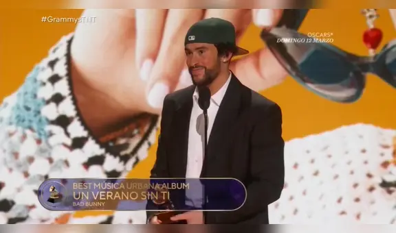 Bad Bunny se lleva el Grammy 2023 a mejor álbum de música urbana y deja emotivo discurso