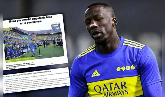 Advíncula recibe buen puntaje de la prensa argentina, a pesar de no destacar con Boca Juniors
