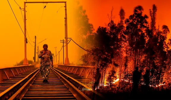 Incendios forestales en Chile dejan 26 muertos, 3.276 damnificados y 1.156 viviendas destruidas